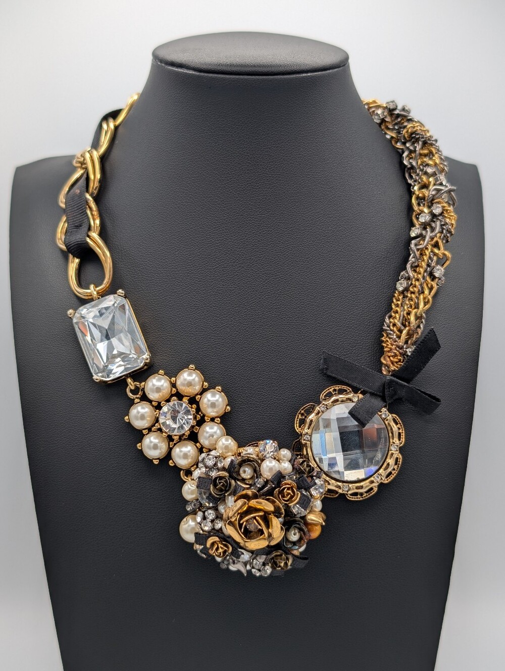 Vintage Archival Betsey Johnson Runway Statement Necklace Iconic Punk Romance